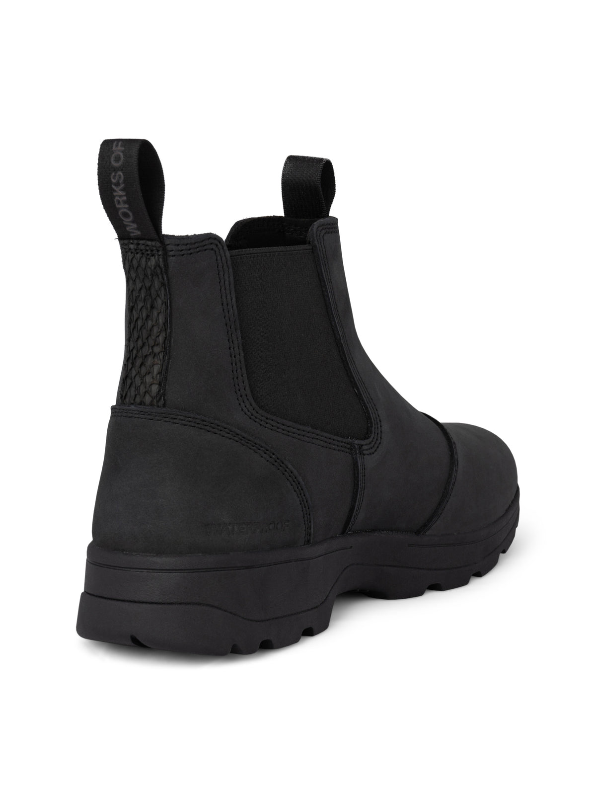 WODEN MENS Svend Leather Waterproof Boots 020 Black
