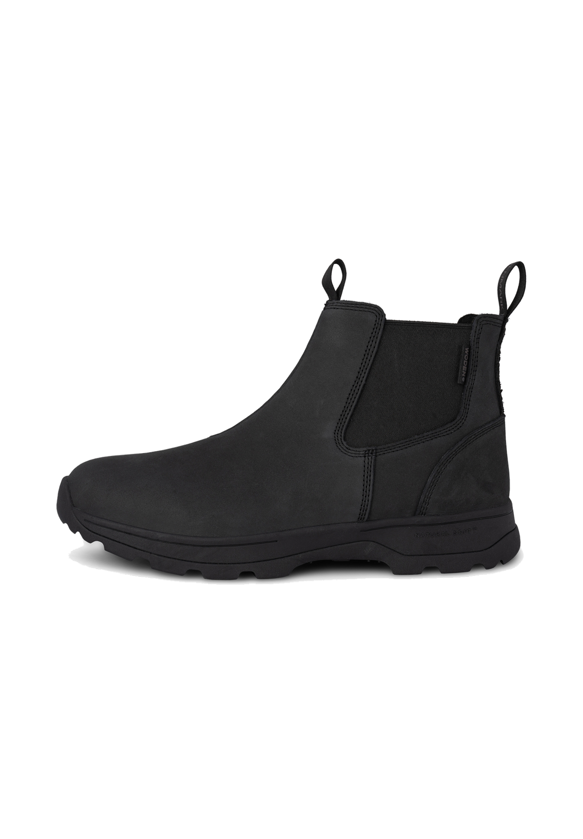 WODEN MENS Svend Leather Waterproof Boots 020 Black