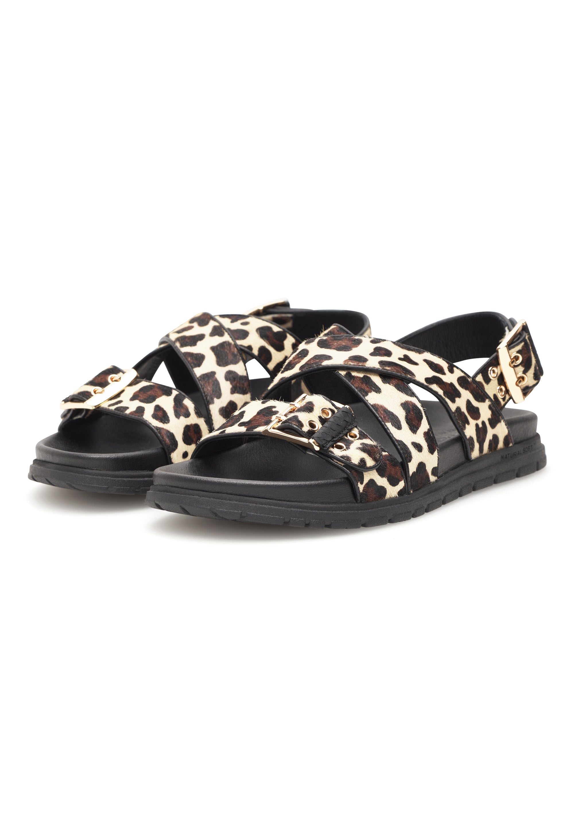 WODEN Tea Animal Sandals 327 Leopard