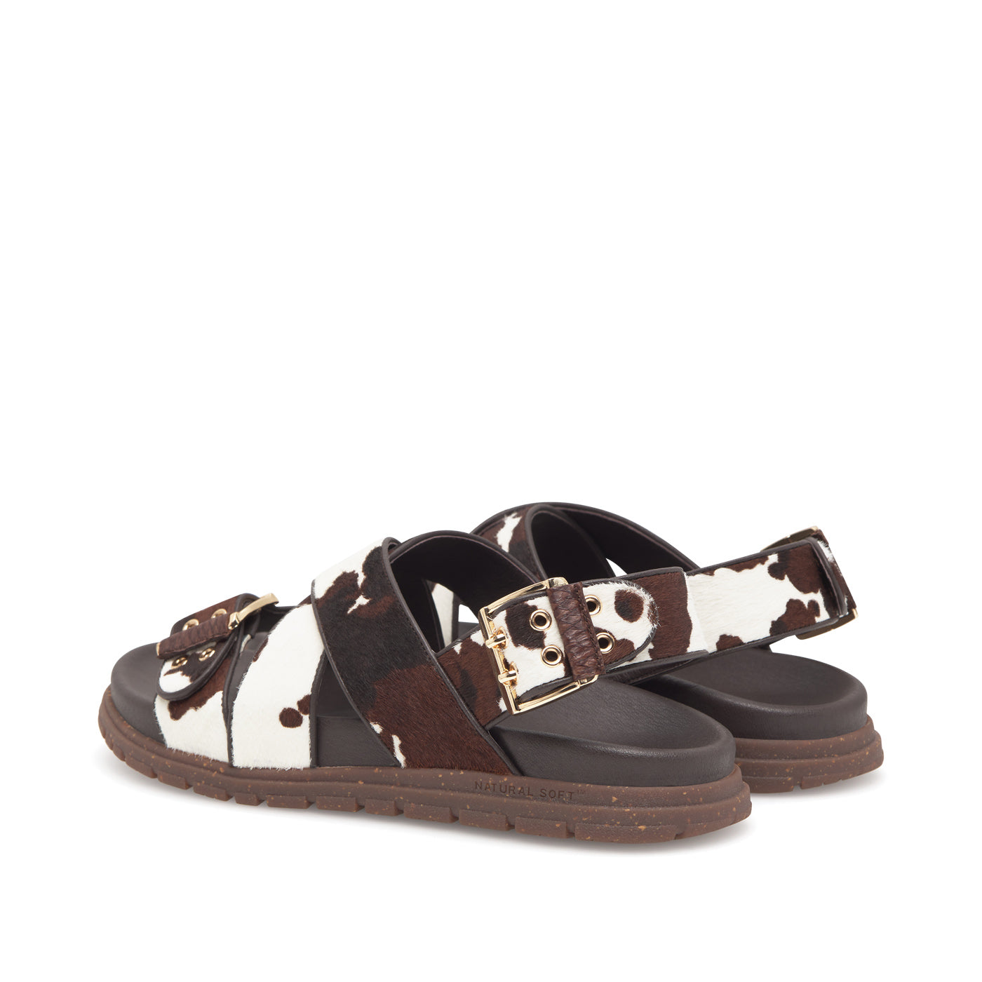 WODEN STB WOMENS Tea Animal Sandals 357 Cow