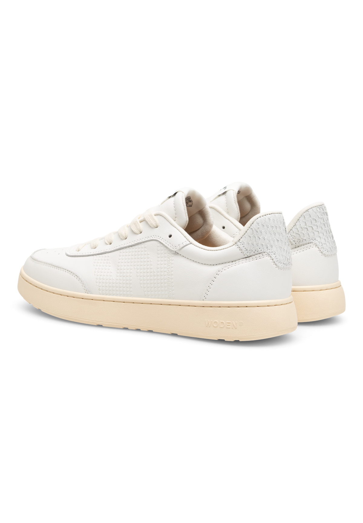 WODEN MENS Toke L Sneakers 511 Blanc de Blanc
