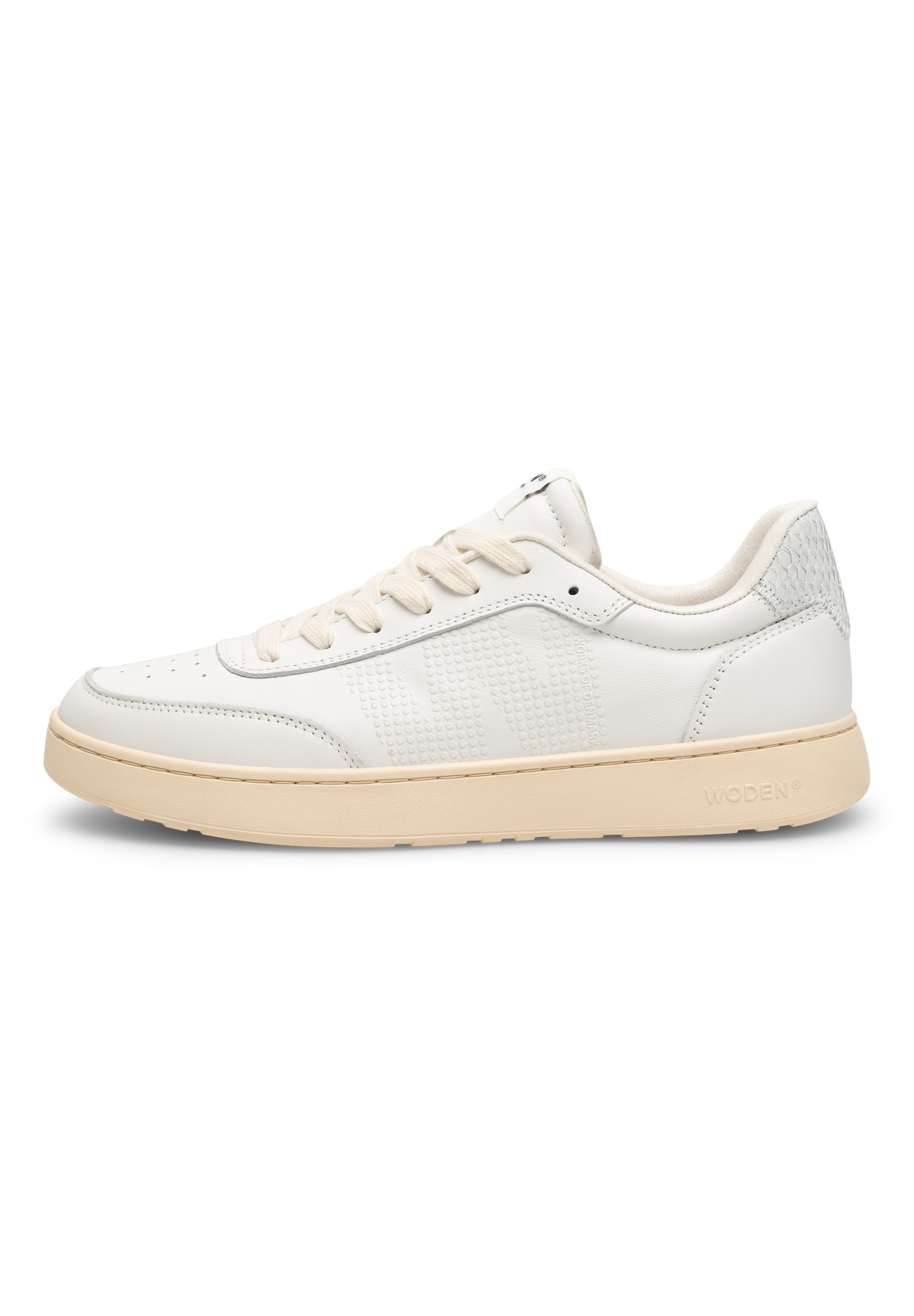 WODEN MENS Toke L Sneakers 511 Blanc de Blanc