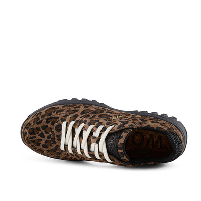 WODEN Trine Suede Print Sneakers 327 Leopard