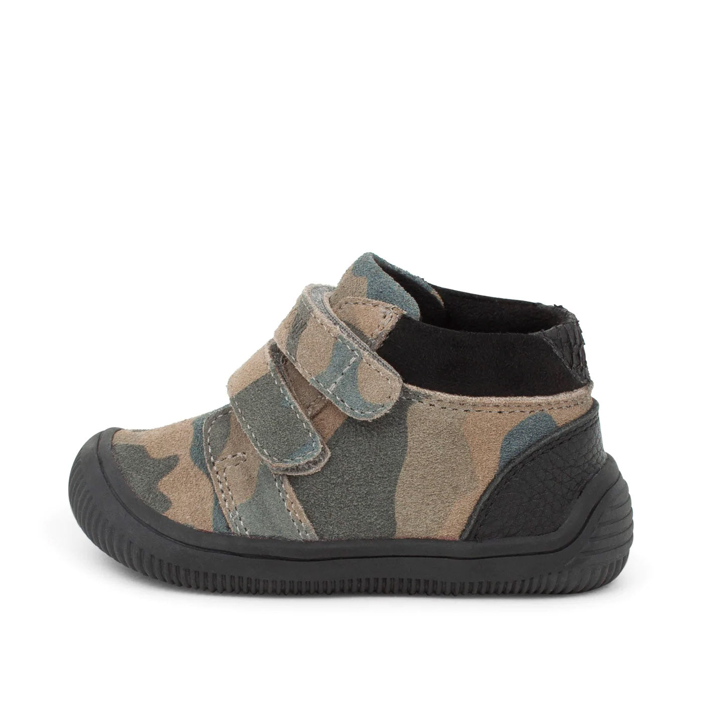 WODEN KIDS Tristan Suede Prewalker 332 Green Camouflage