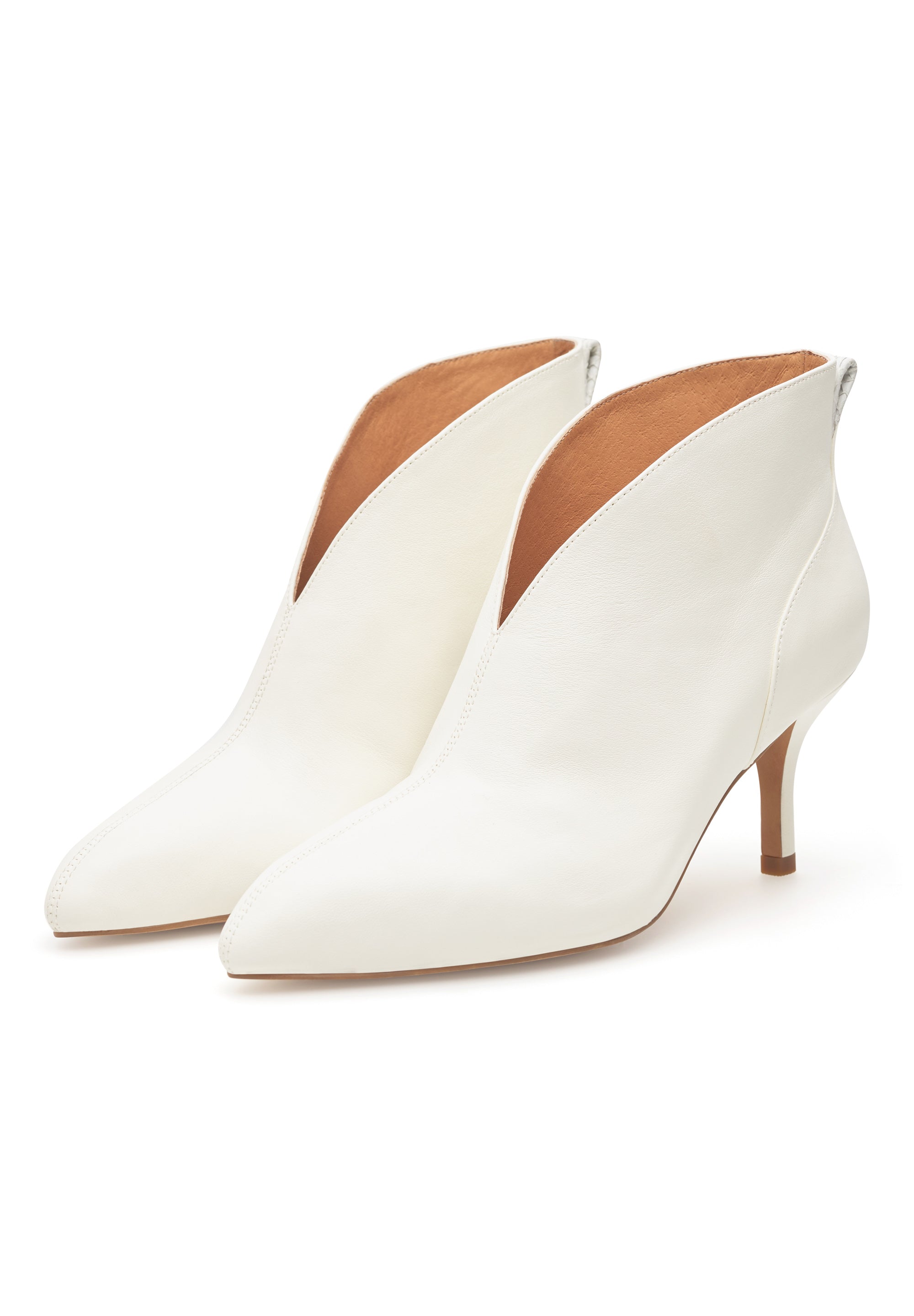 WODEN STB WOMENS Valentine Low Cut L Heels 730 Whisper White