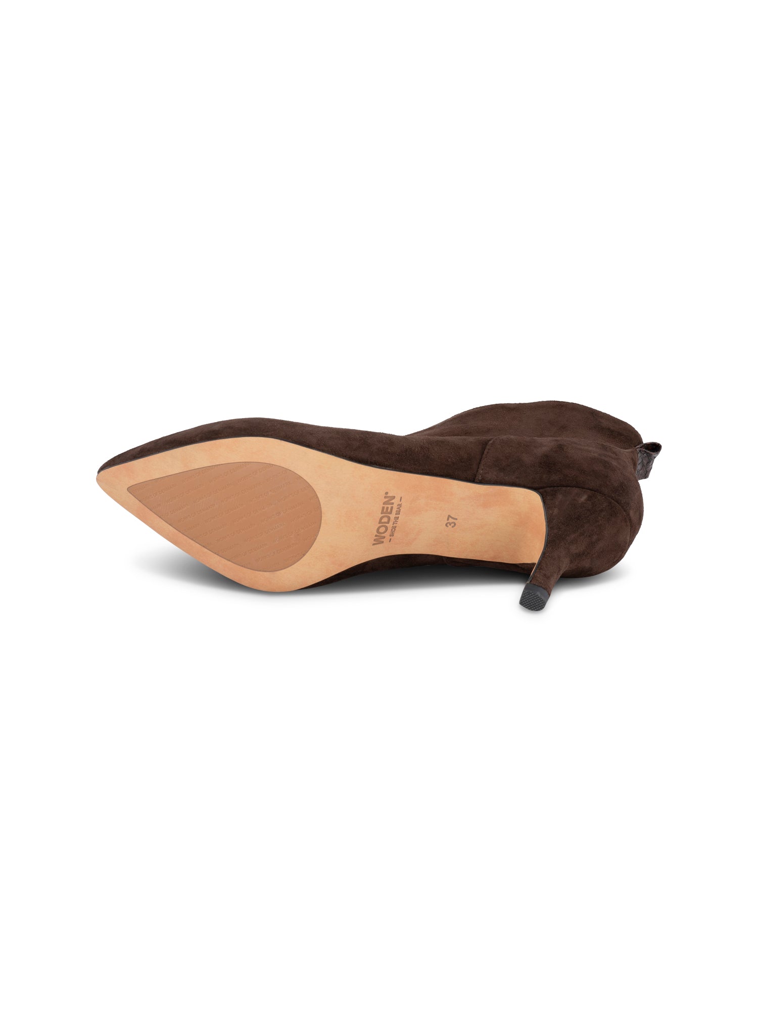 WODEN Valentine Low Cut S Heeled Boots 063 Chocolate
