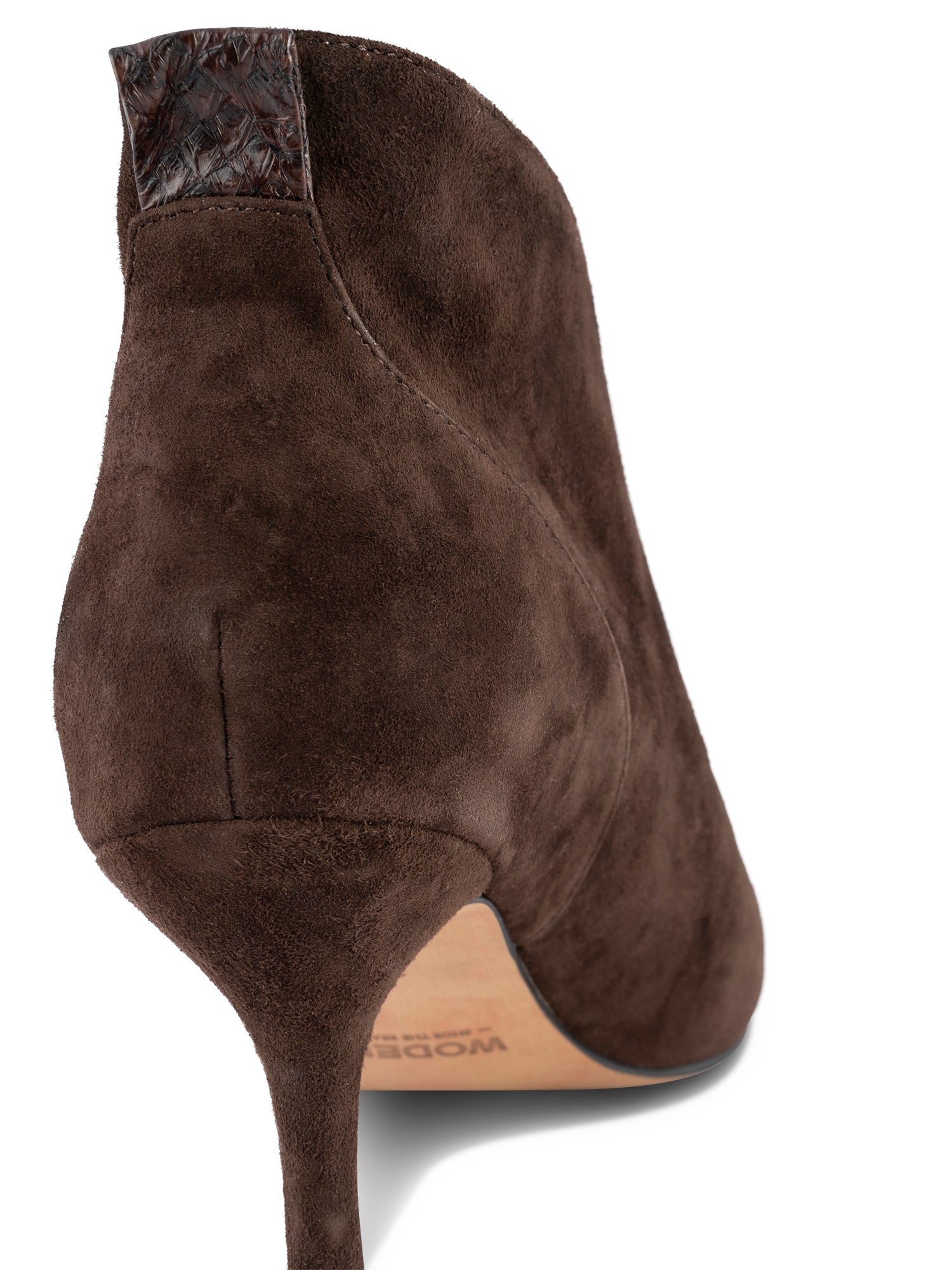 WODEN Valentine Low Cut S Heeled Boots 063 Chocolate