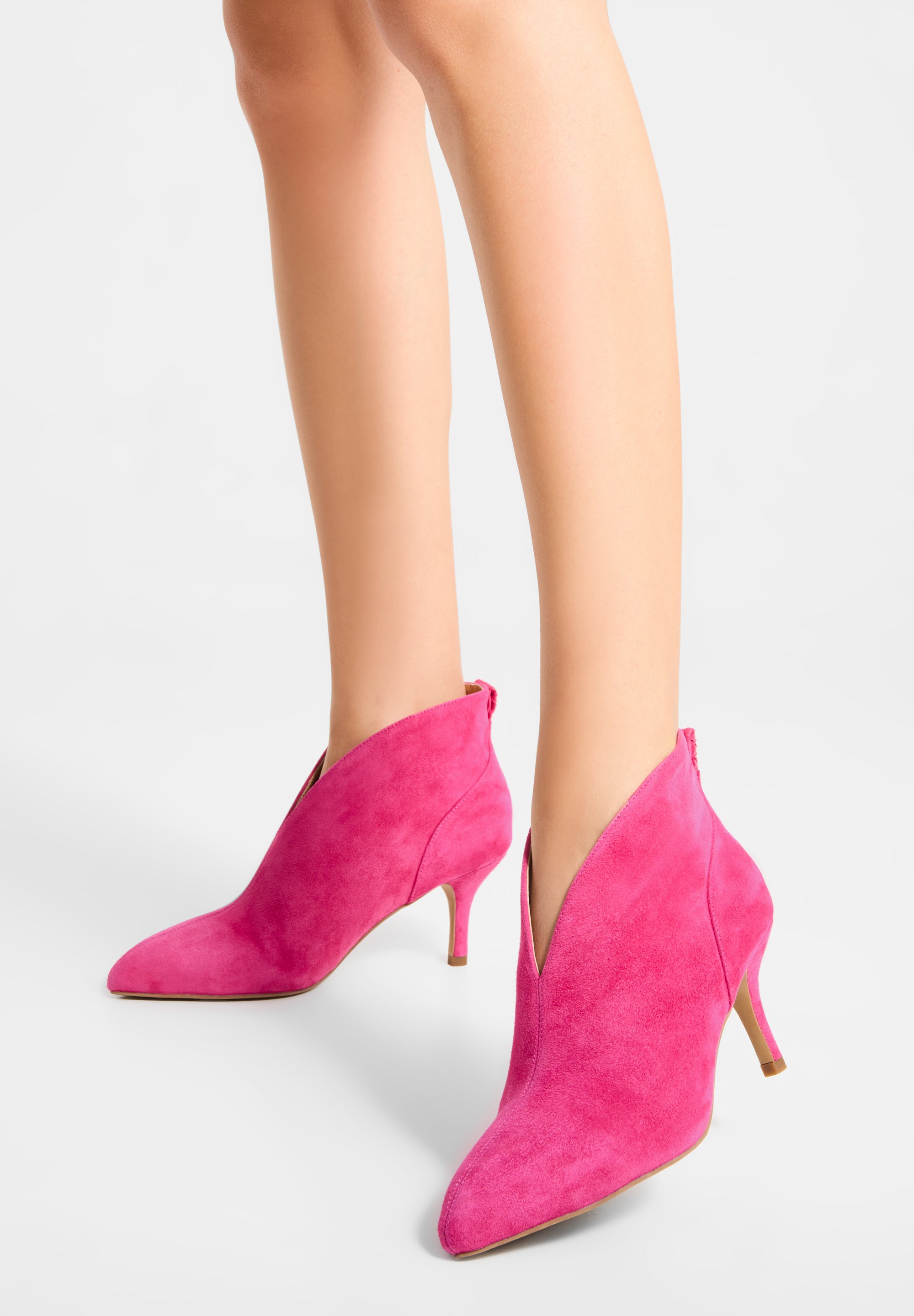 WODEN Valentine Low Cut S Heeled Boots 309 Pitaya