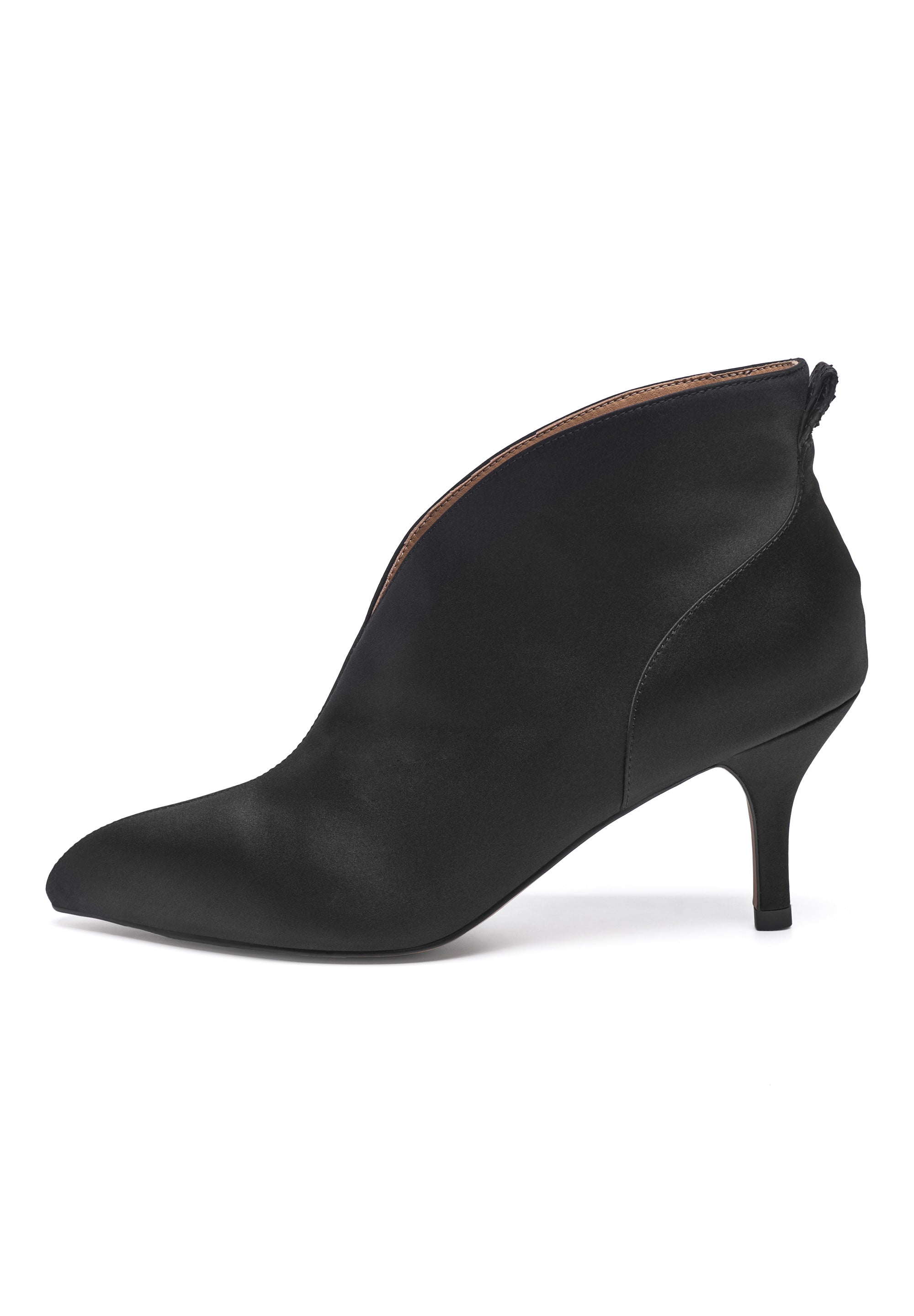 WODEN Valentine Low Cut Satin  020 Black