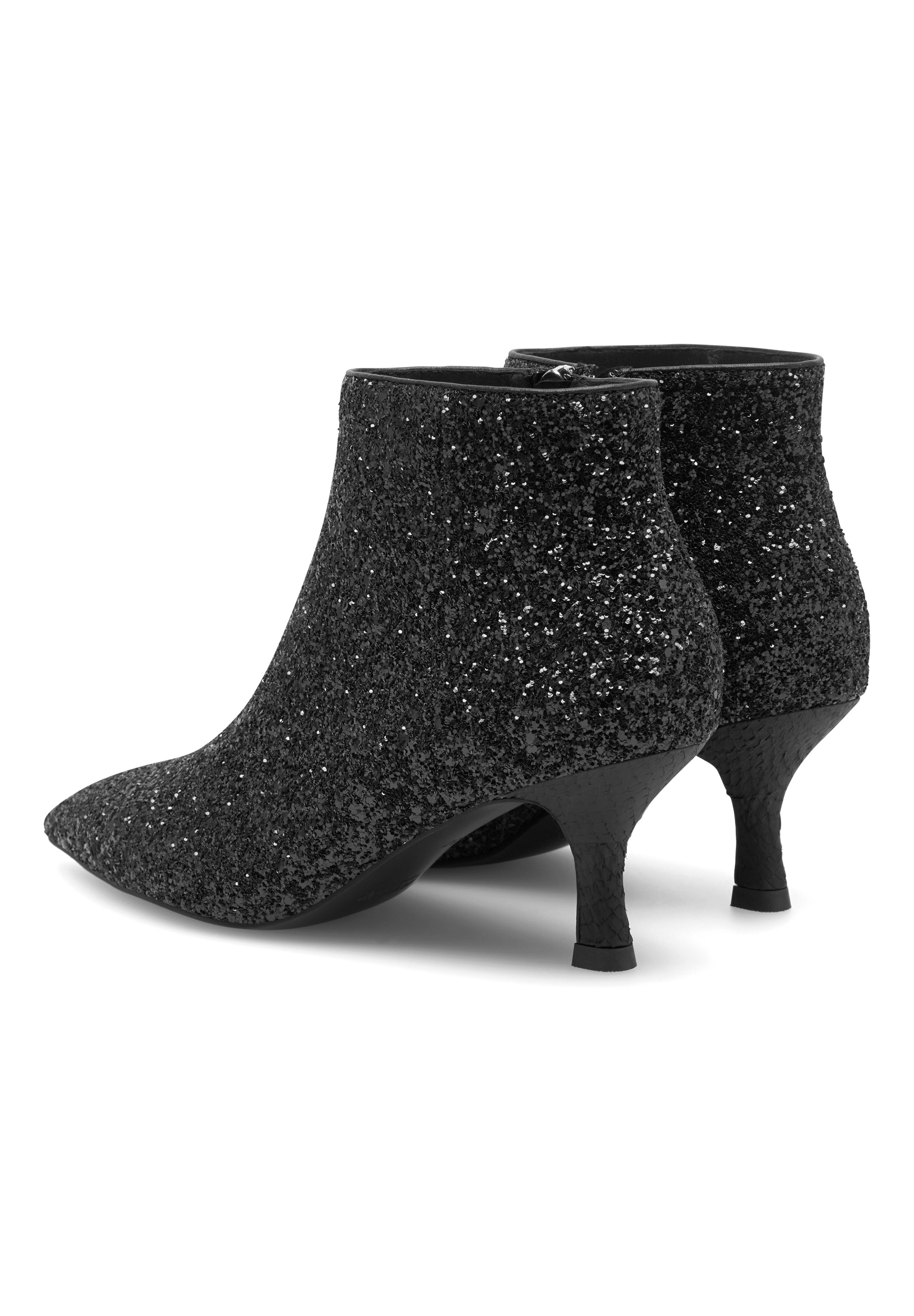 WODEN STB WOMENS Vera Glitter Heels 020 Black