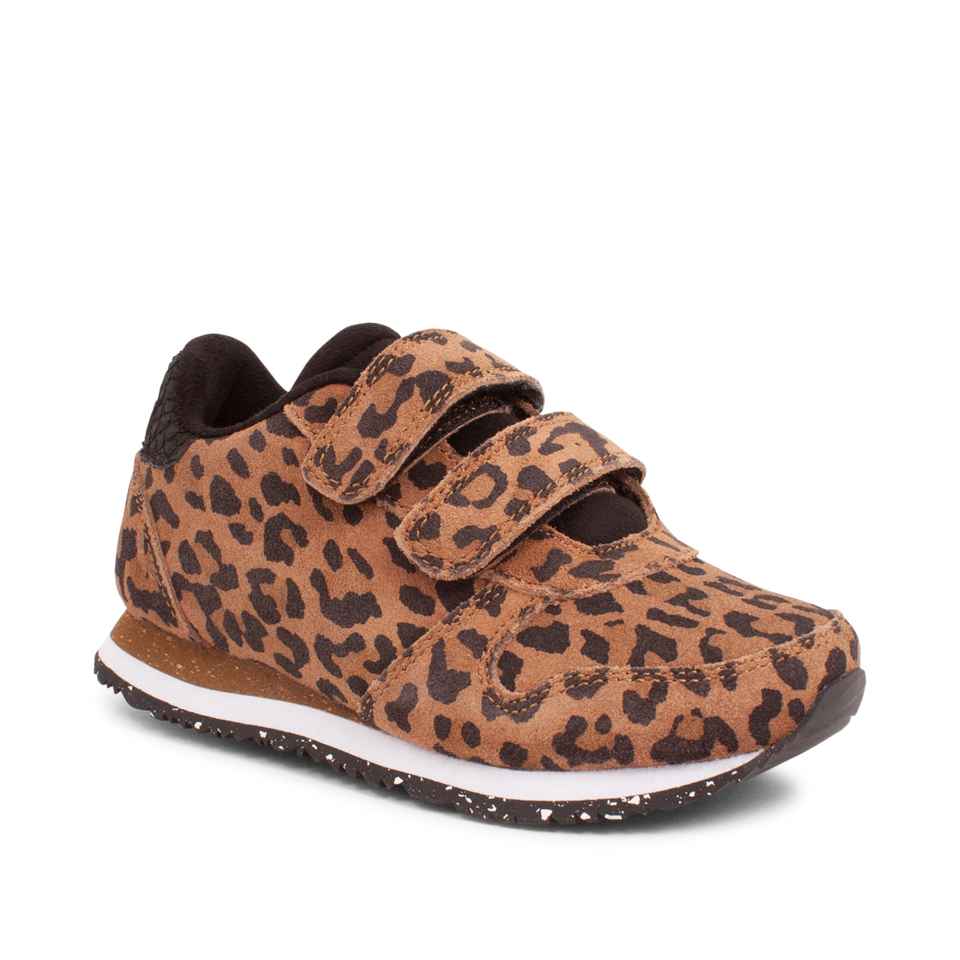 WODEN KIDS Ydun Animal Suede Sneakers 655 Brown Leo