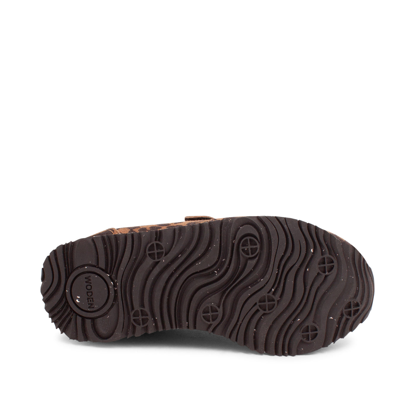 WODEN KIDS Ydun Animal Suede Sneakers 655 Brown Leo