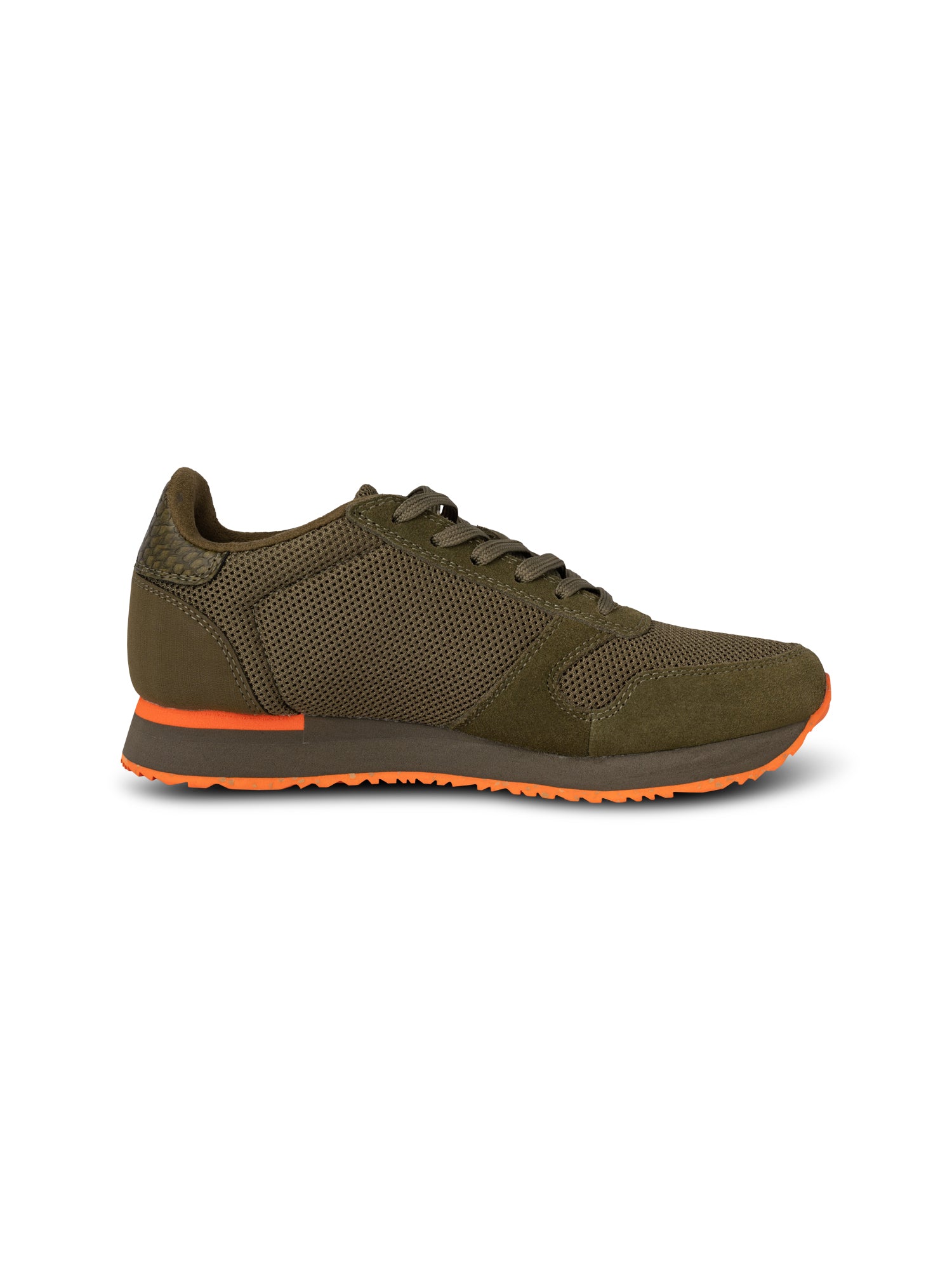 WODEN Ydun Icon Sneakers 253 Dark Olive/Tiger