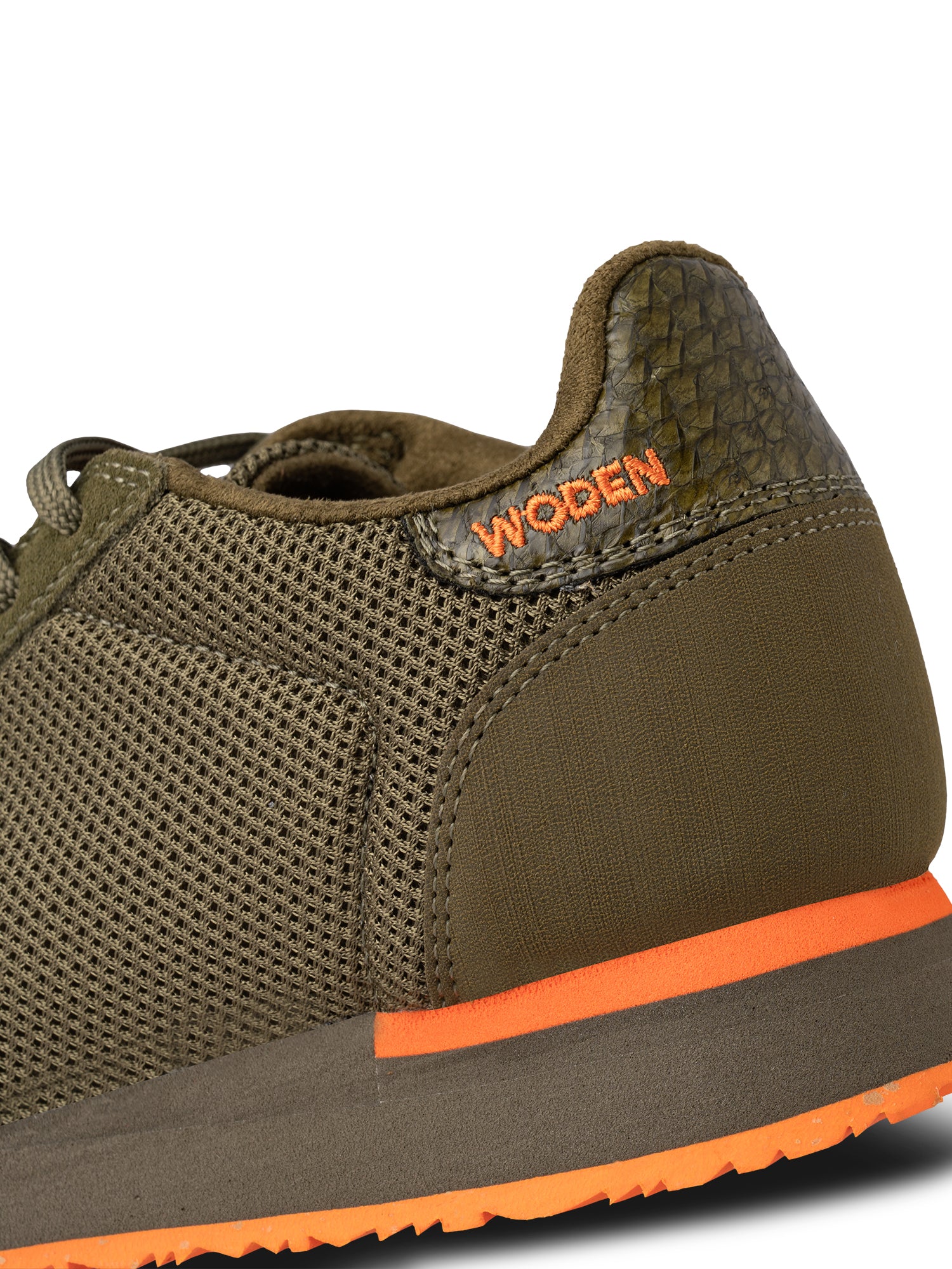 WODEN Ydun Icon Sneakers 253 Dark Olive/Tiger