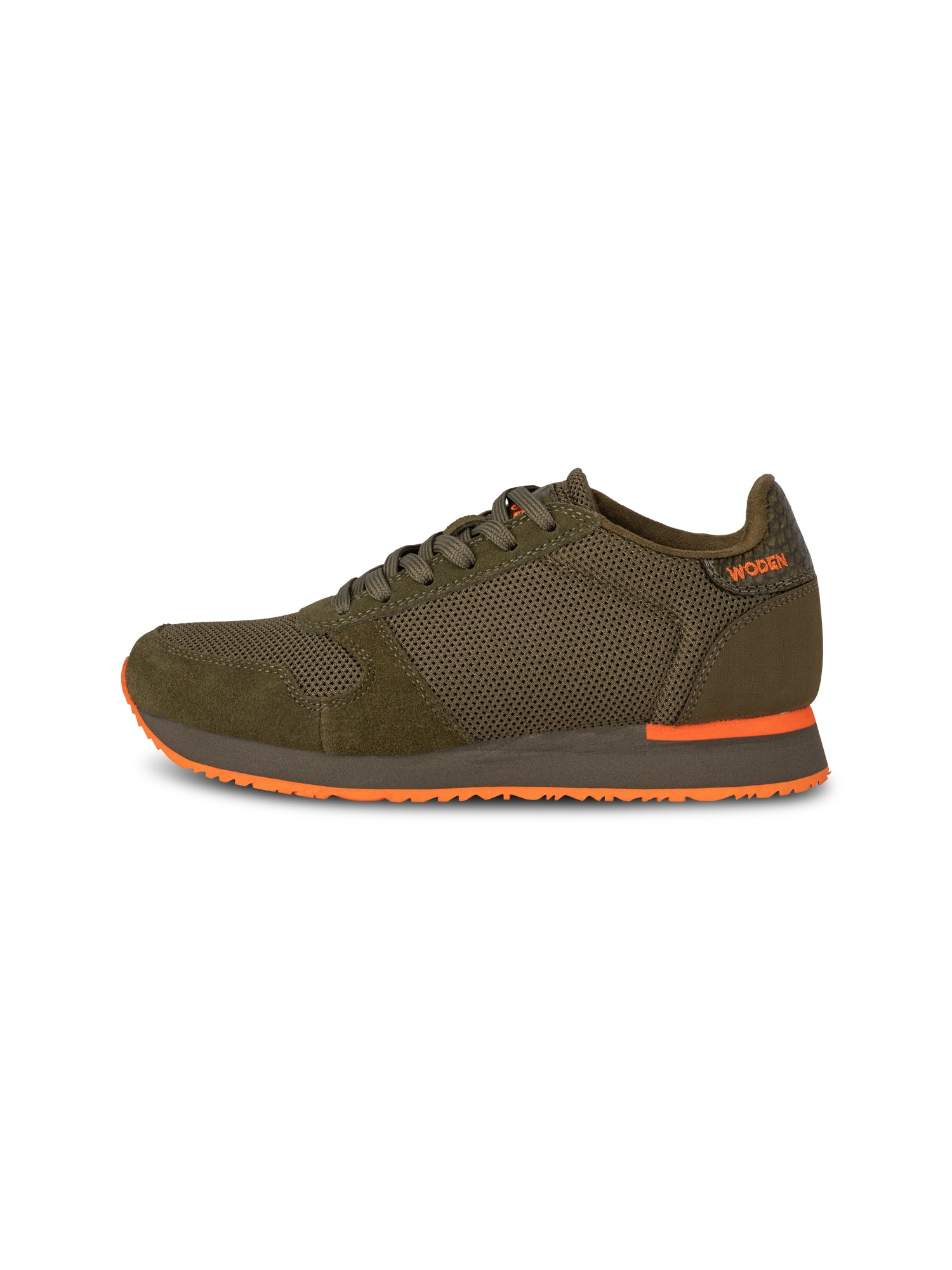 WODEN Ydun Icon Sneakers 253 Dark Olive/Tiger
