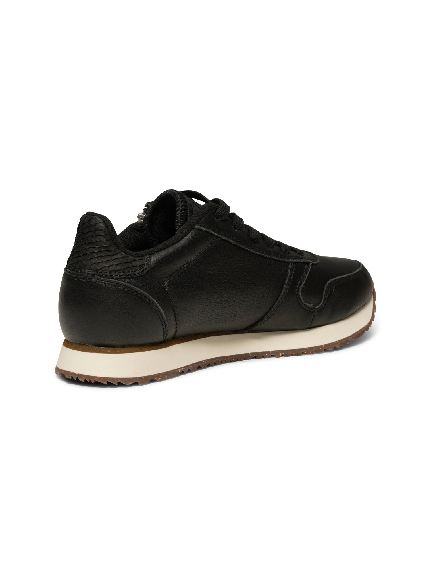 WODEN Ydun Leather Zipper Sneakers 020 Black