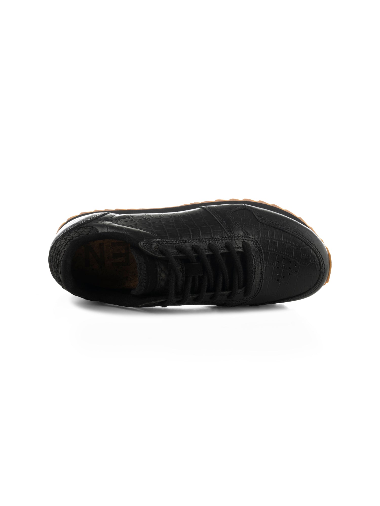WODEN Ydun Shiny Leather Sneakers 020 Black