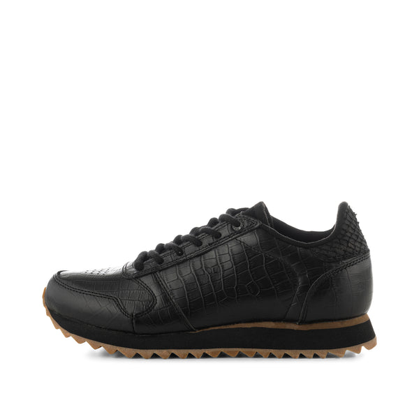 WODEN Ydun Shiny Leather Sneakers 020 Black