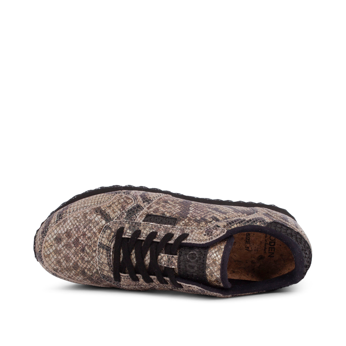 WODEN Ydun Snake Sneakers 085 Brown Snake