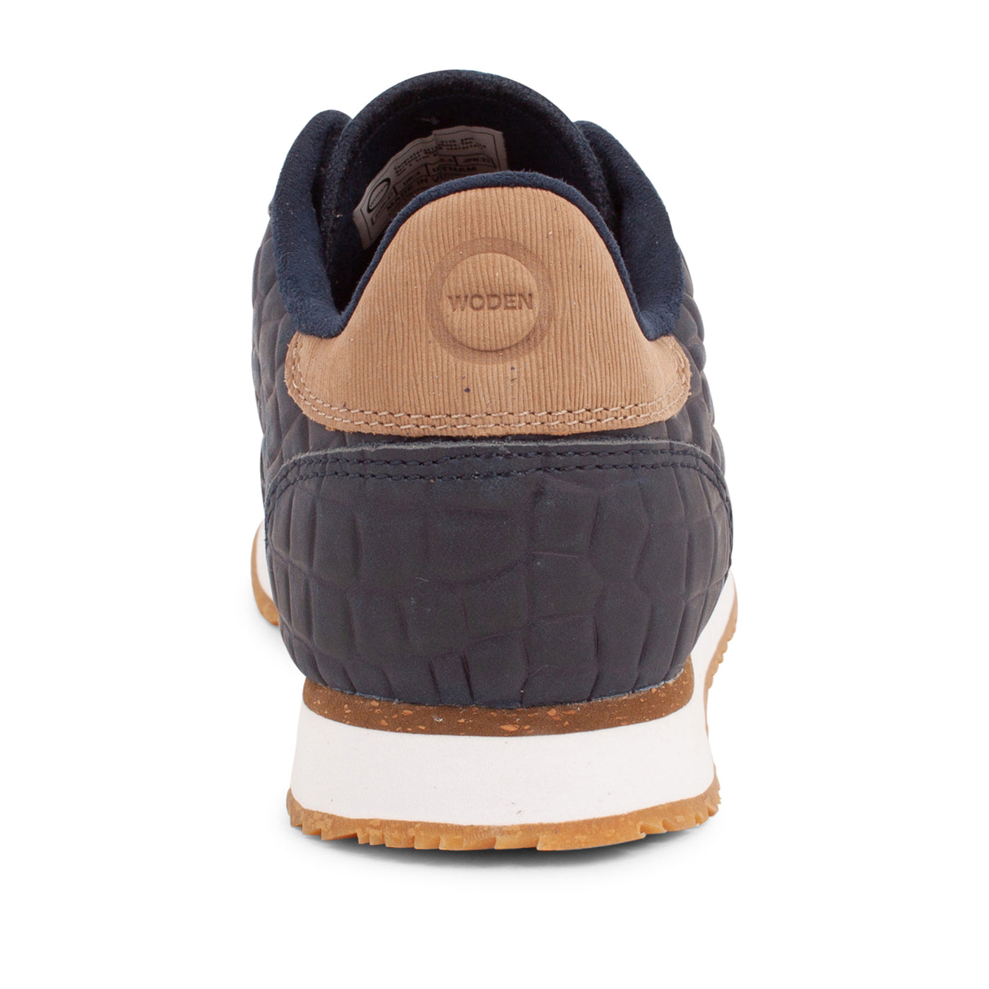 WODEN Ydun Stamped Leather Sneakers 010 Navy