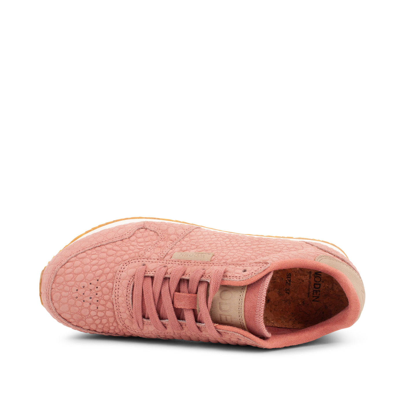WODEN Ydun Stamped Leather Sneakers 605 Canyon Rose