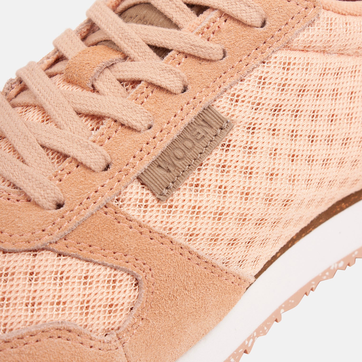 WODEN Ydun Suede Mesh Sneakers 606 Pink Sand