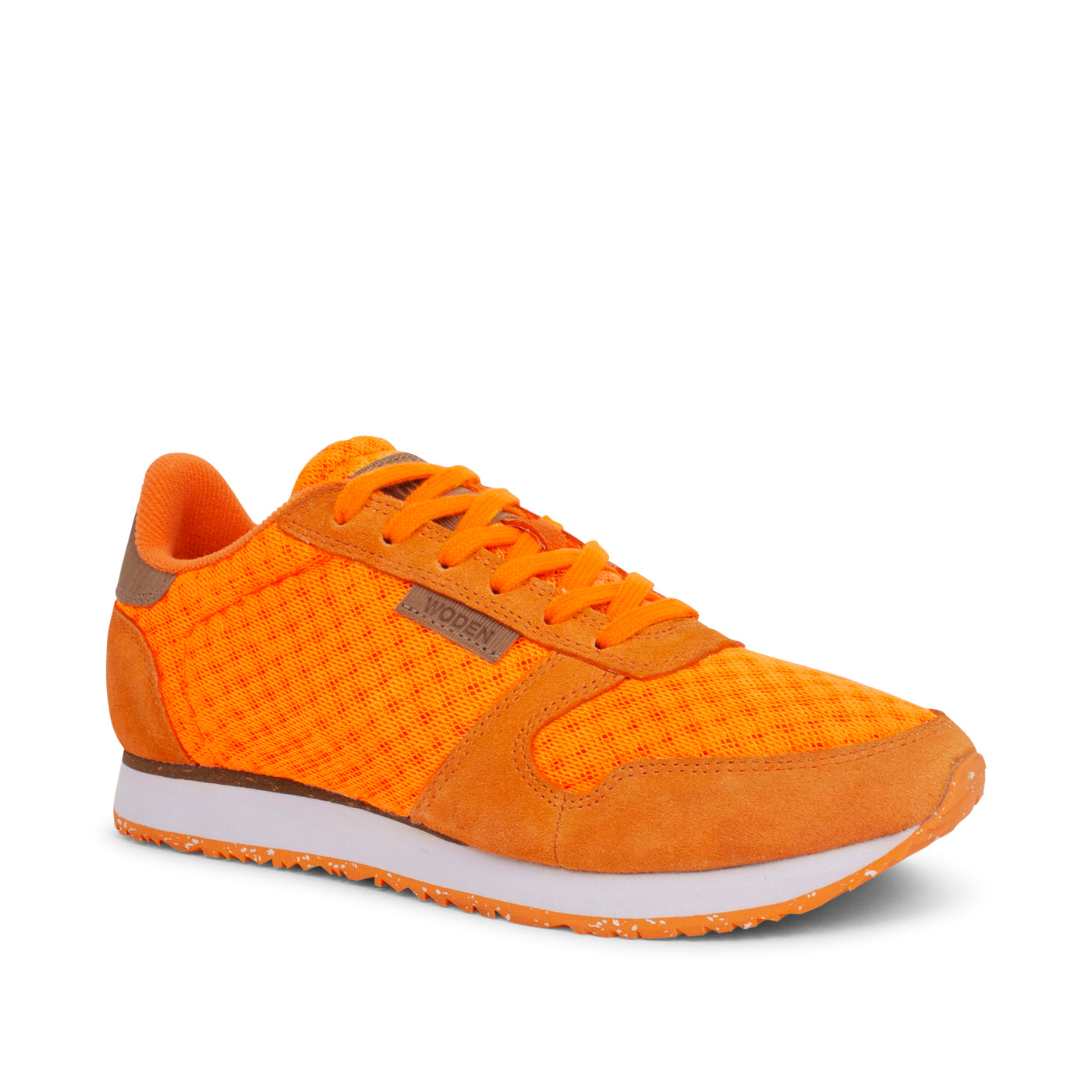 WODEN Ydun Suede Mesh Sneakers 608 Bright Orange