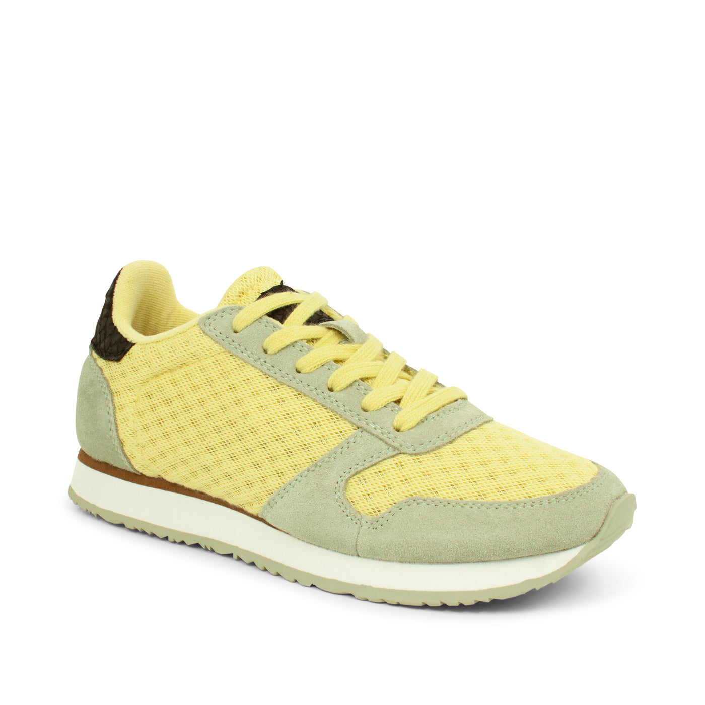 WODEN Ydun Suede Mesh II Sneakers 768 Desert Sage/Lemongrass