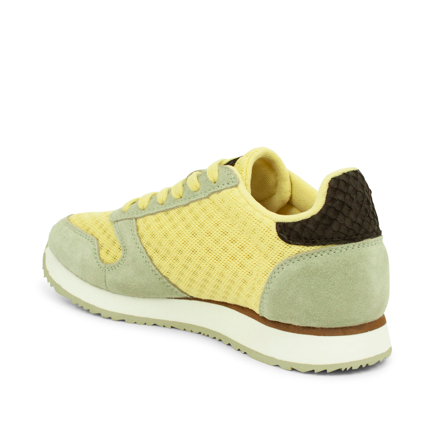 WODEN Ydun Suede Mesh II Sneakers 768 Desert Sage/Lemongrass