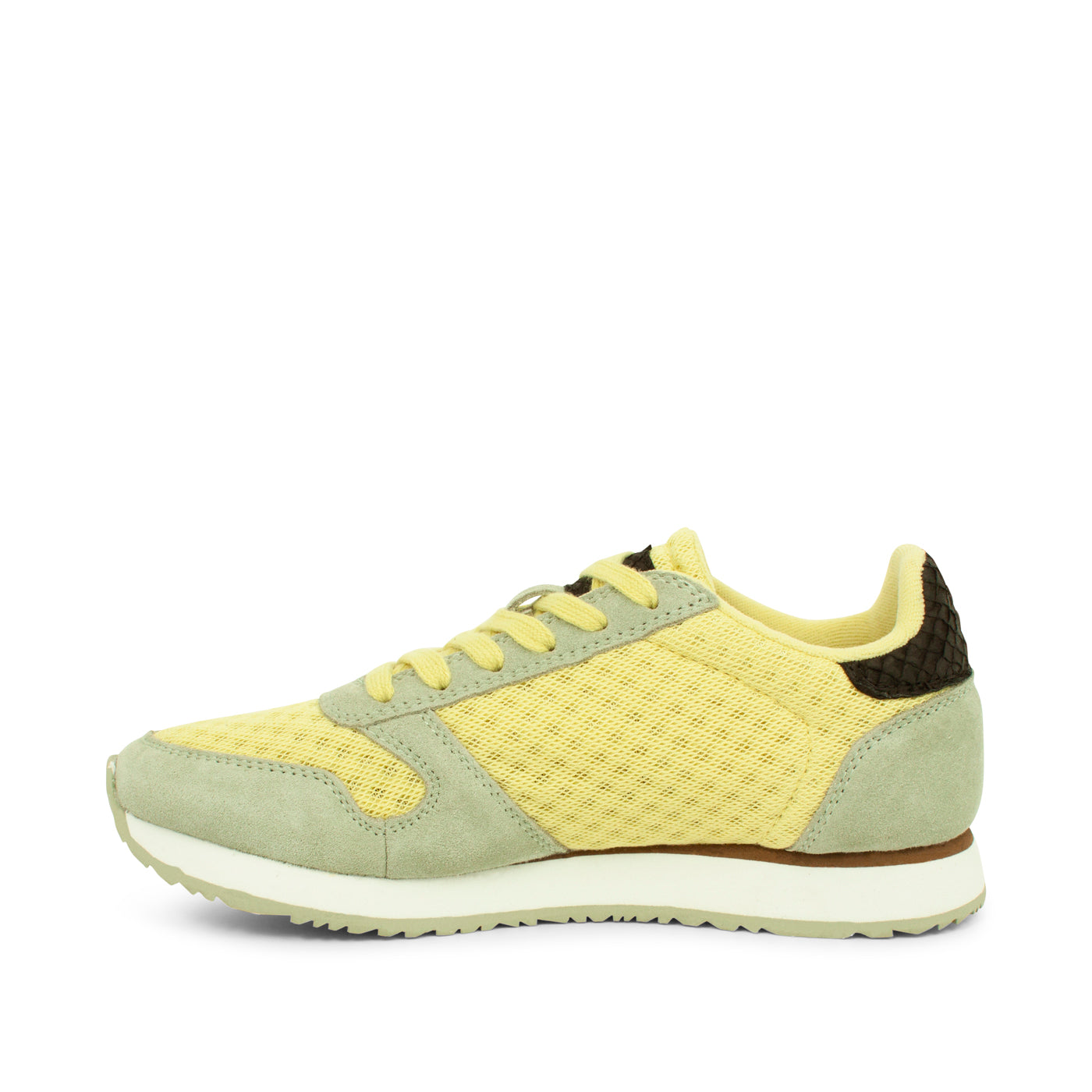 WODEN Ydun Suede Mesh II Sneakers 768 Desert Sage/Lemongrass