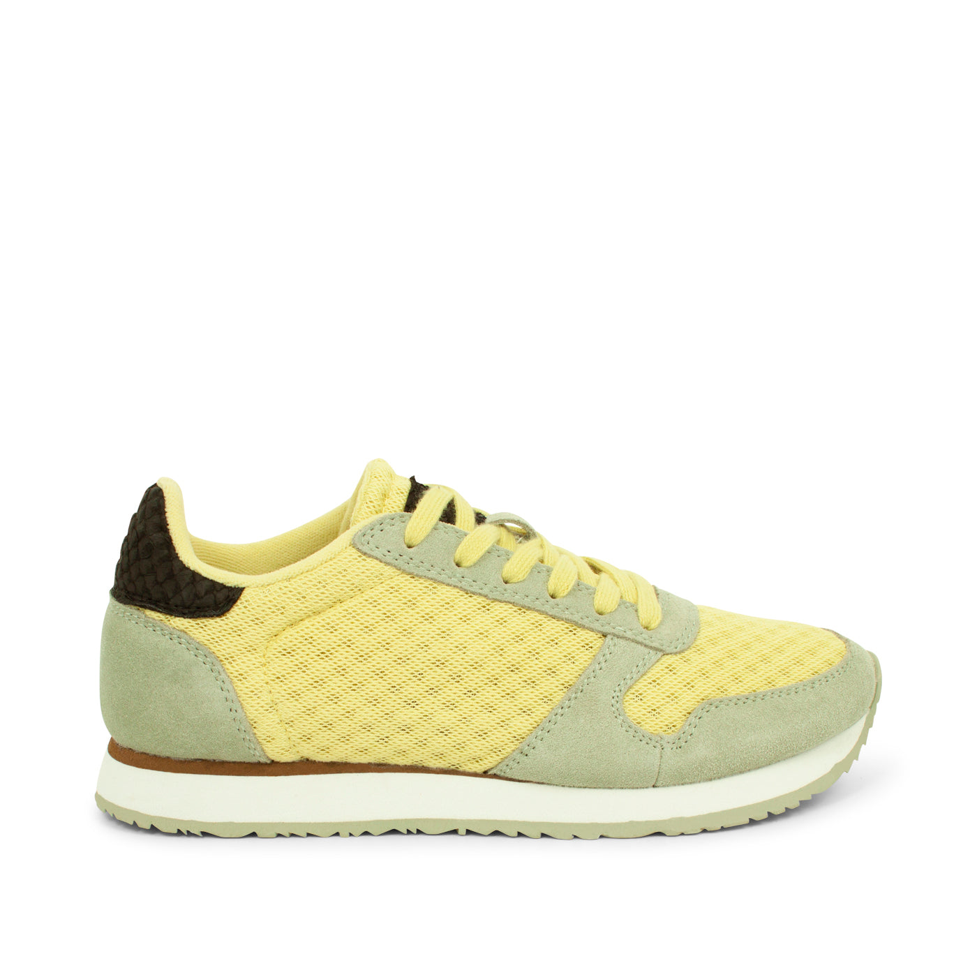 WODEN Ydun Suede Mesh II Sneakers 768 Desert Sage/Lemongrass