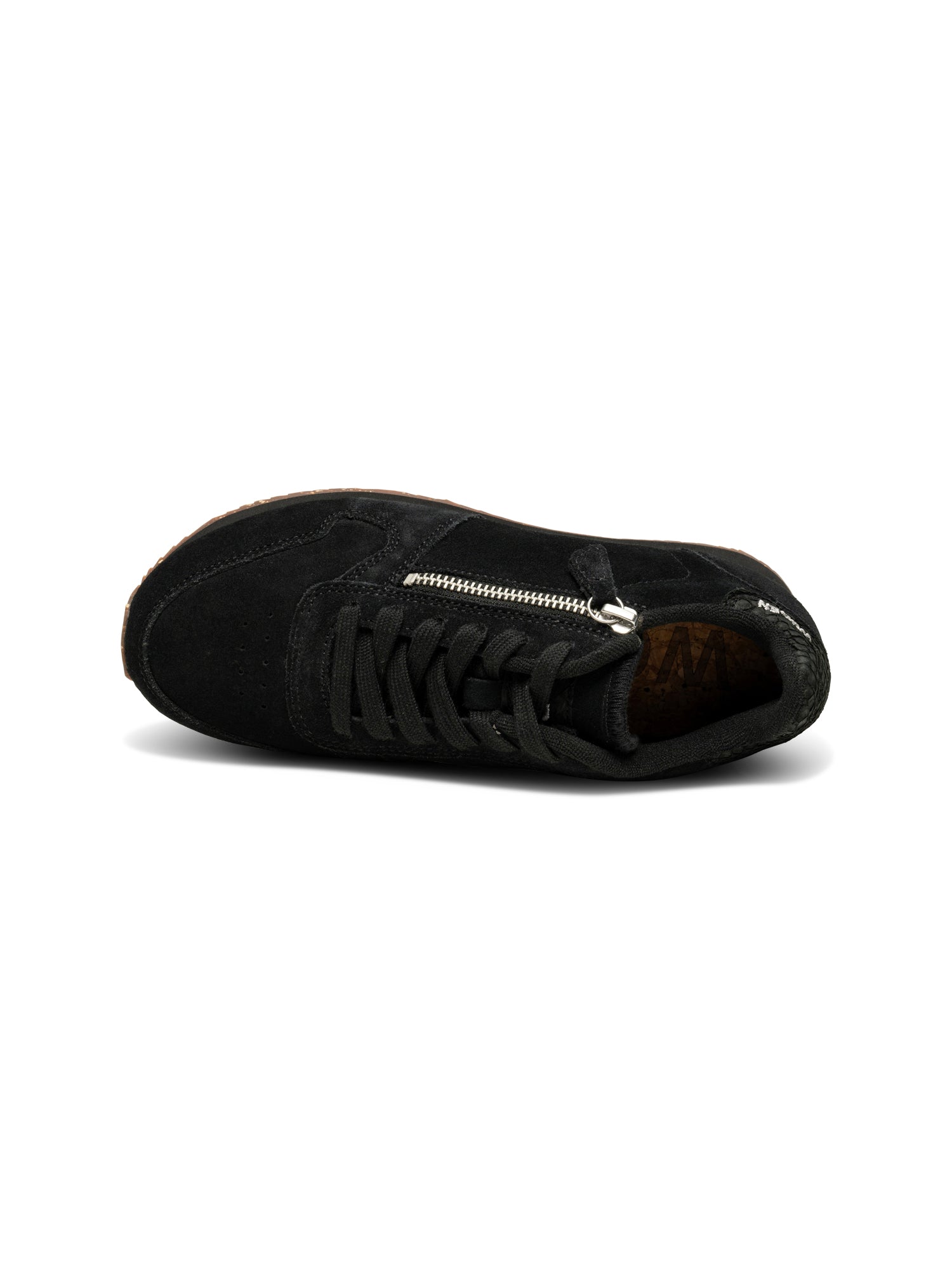 WODEN Ydun Suede Zipper Sneakers 020 Black
