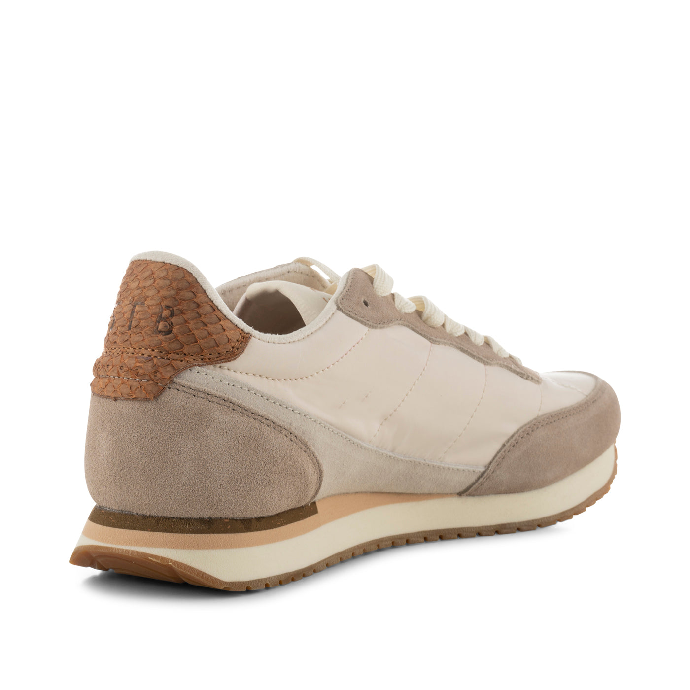 WODEN MENS Jansen retro sneaker tekstil Sneakers 065 Taupe