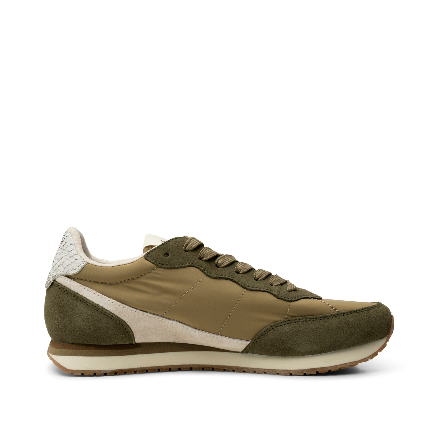 WODEN MENS Jansen retro sneaker tekstil Sneakers 703 Khaki