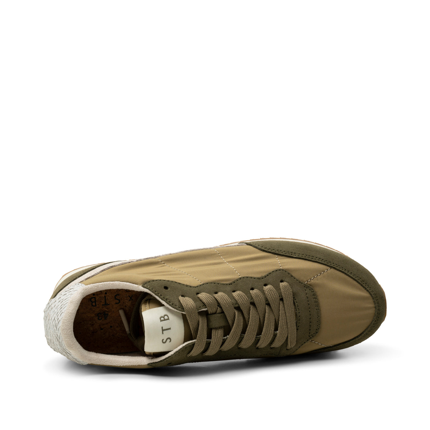 WODEN MENS Jansen retro sneaker tekstil Sneakers 703 Khaki