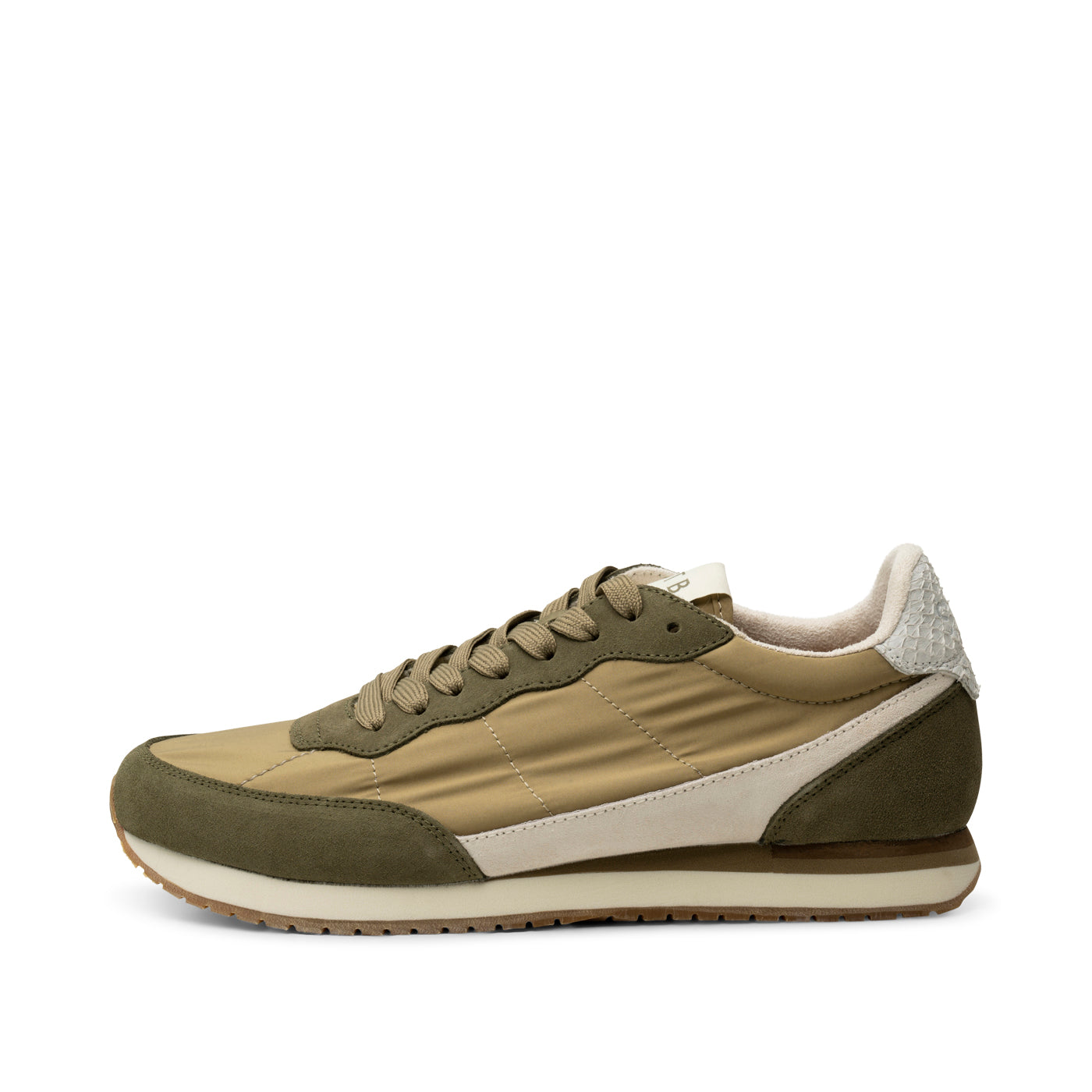 WODEN MENS Jansen retro sneaker tekstil Sneakers 703 Khaki