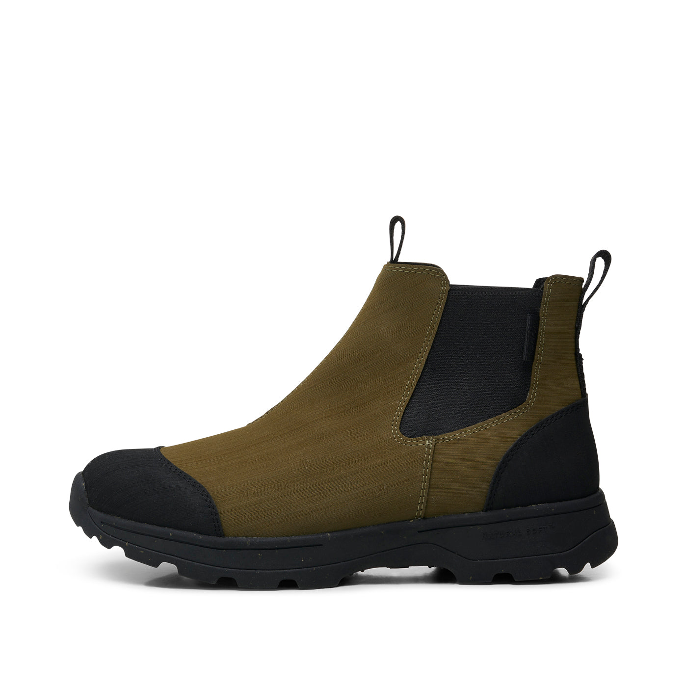 WODEN MENS Melvin Track Waterproof Rubber Boots 786 Dark Olive/Black