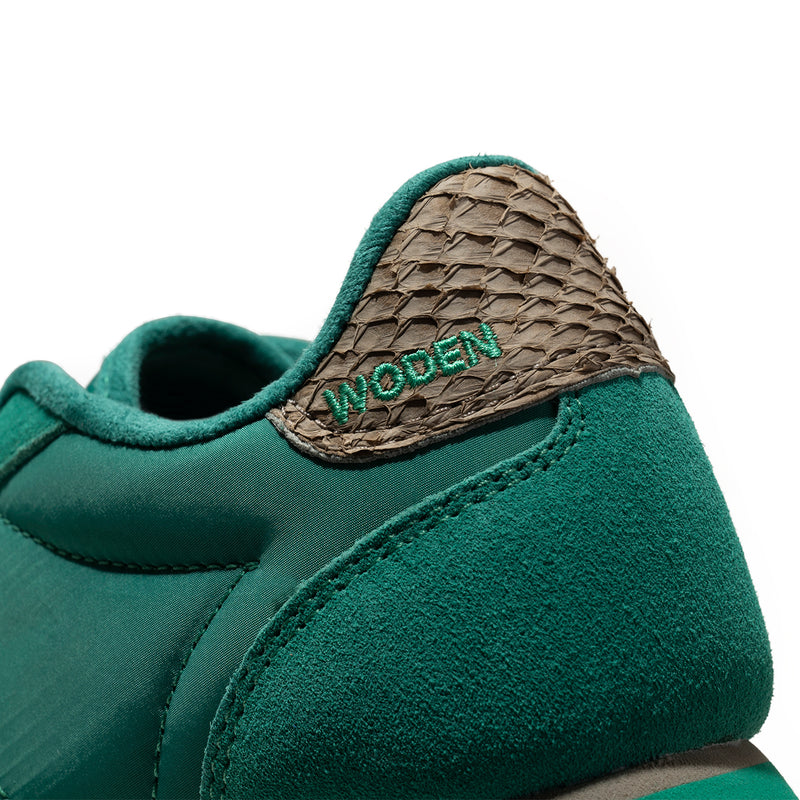 WODEN Nora III Leather Sneakers 974 Emerald