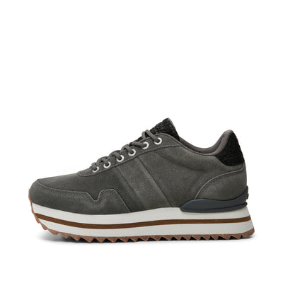 WODEN Nora III Suede Plateau Sneakers 051 Dark Grey